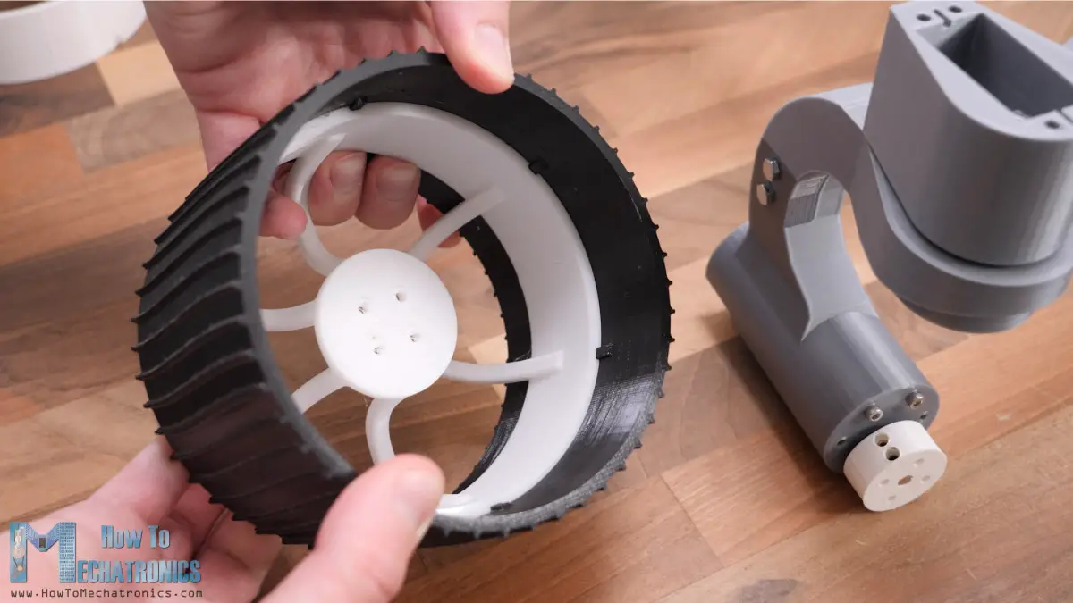 3D printed Mars Perseverance Rover Wheel