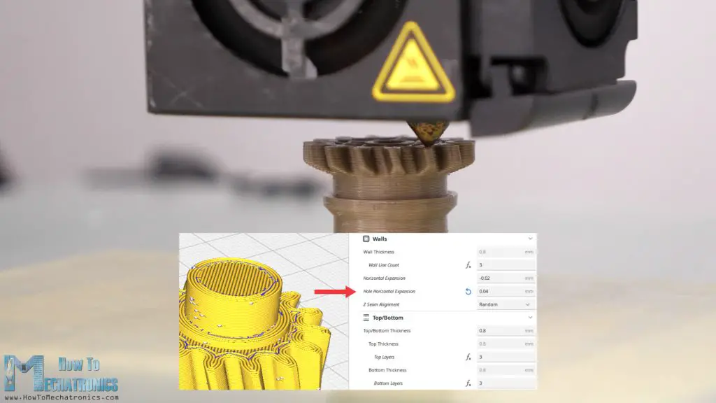 Adjusting the Horizontal Expansion settings for getting dimensionally accurate prints