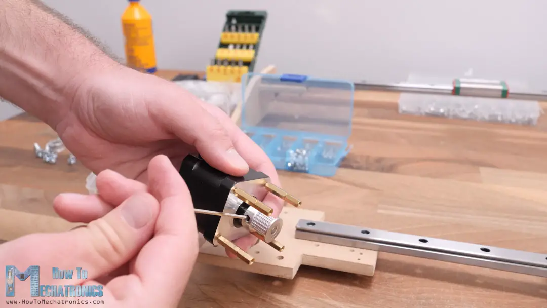 Distance nuts for the NEMA 17 stepper motor installation