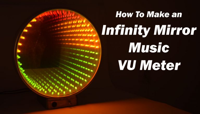 Infinity Mirror Music VU Meter Electronics Project using LM3915 IC