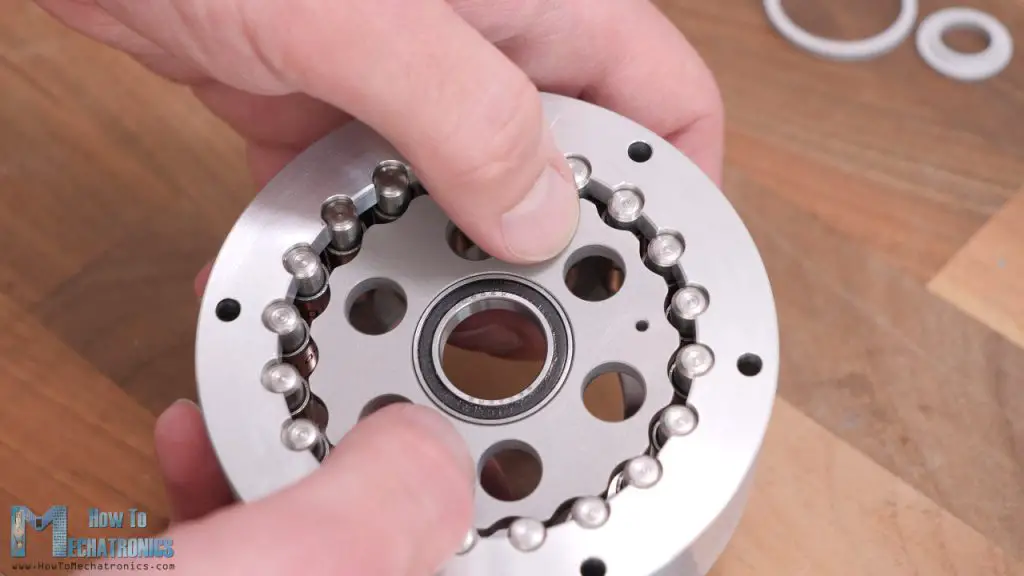 The cycloidal disk could not fit in the ring gear housing